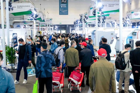 青岛木工机械展展会现场图片