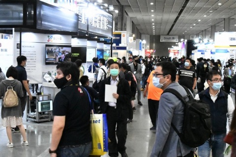 台湾电子展览会展会现场图片