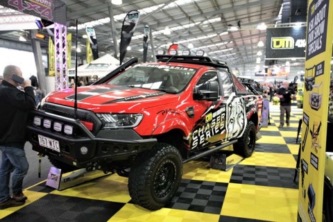 澳洲澳大利亚布里斯班越野车、钓具、户外露营用品展展会现场图片