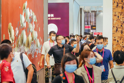 上海墙纸墙布窗帘暨家居软装饰展览会展会现场图片