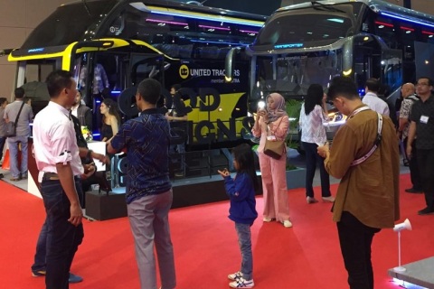 印尼电动车及充电桩展览会展会现场图片