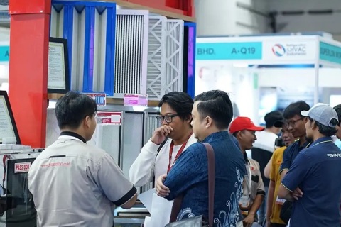 印尼雅加达暖通制冷、空调展览会展会现场图片