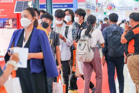 柬埔寨金边暖通制冷展览会展会现场图片