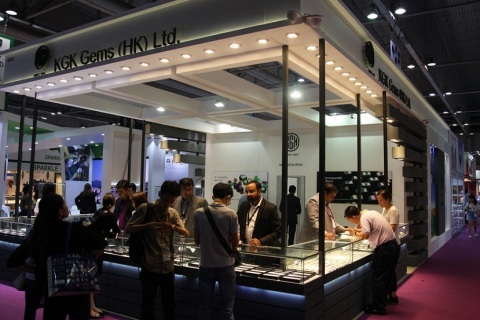 中东迪拜珠宝首饰及科技展览会展会现场图片