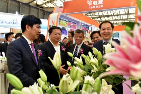 中国（上海）国际花卉园艺展览会展会现场图片