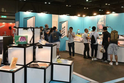 香港印刷包装展览会展会现场图片